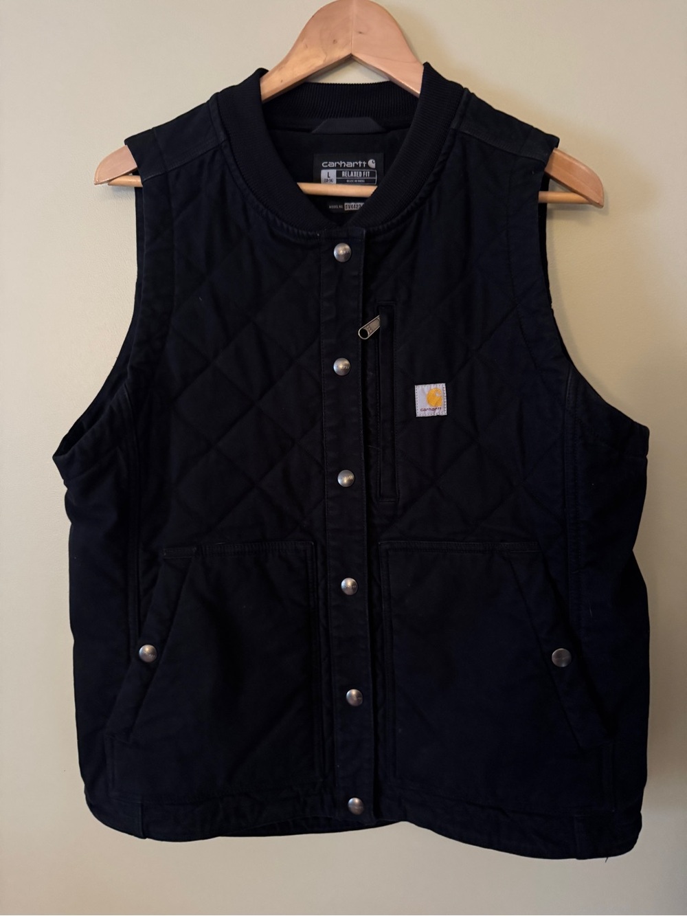 Carhartt Womens Quilted Work Vest - Black